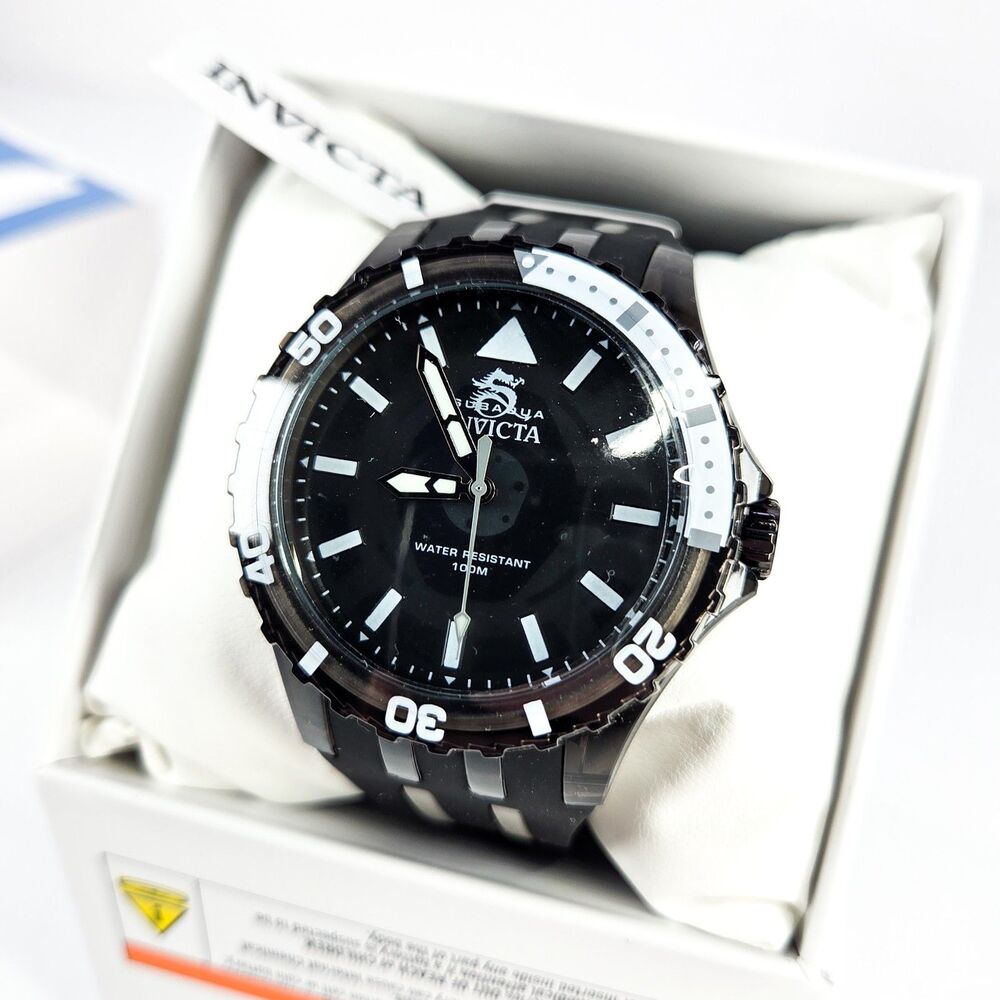 Invicta Subaqua Chromemode 69447 Men’s 44mm Black Watch New in Box
